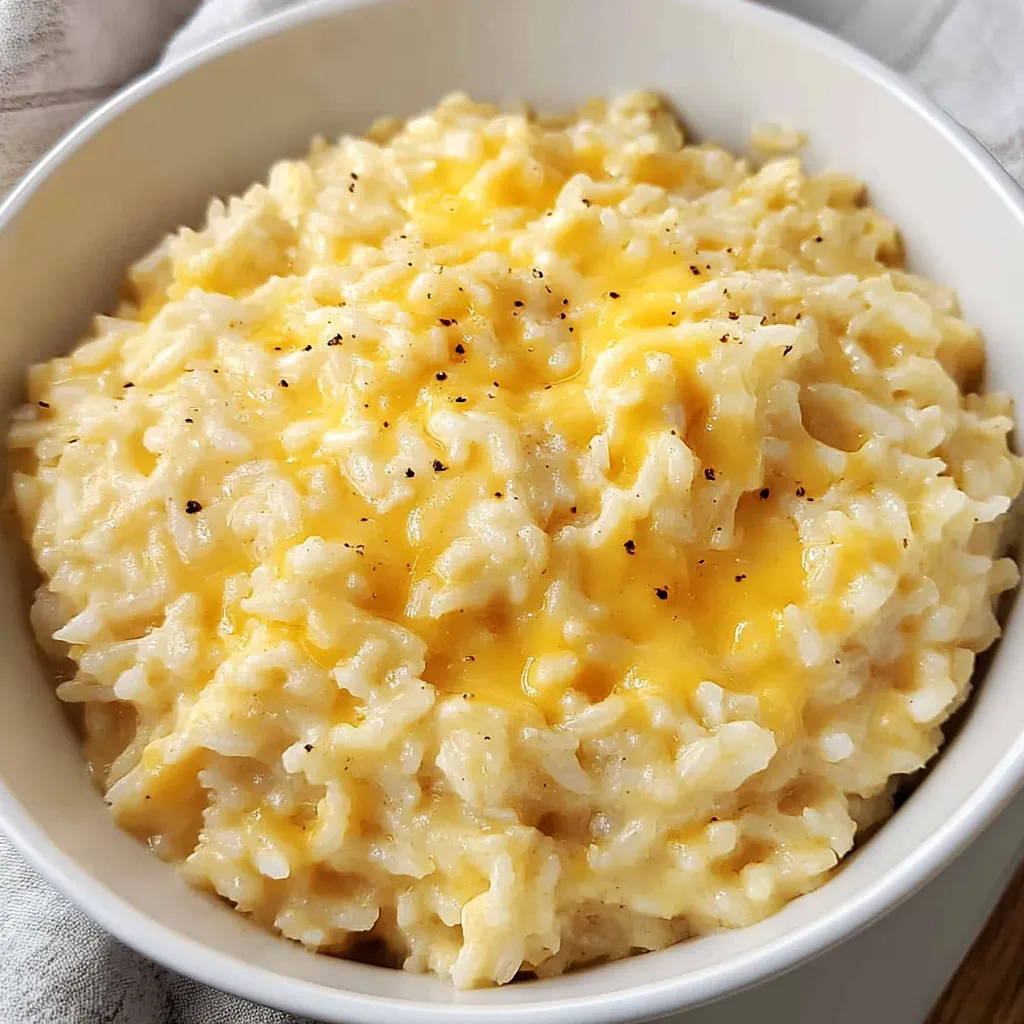 Simple Cheesy Rice Recipe