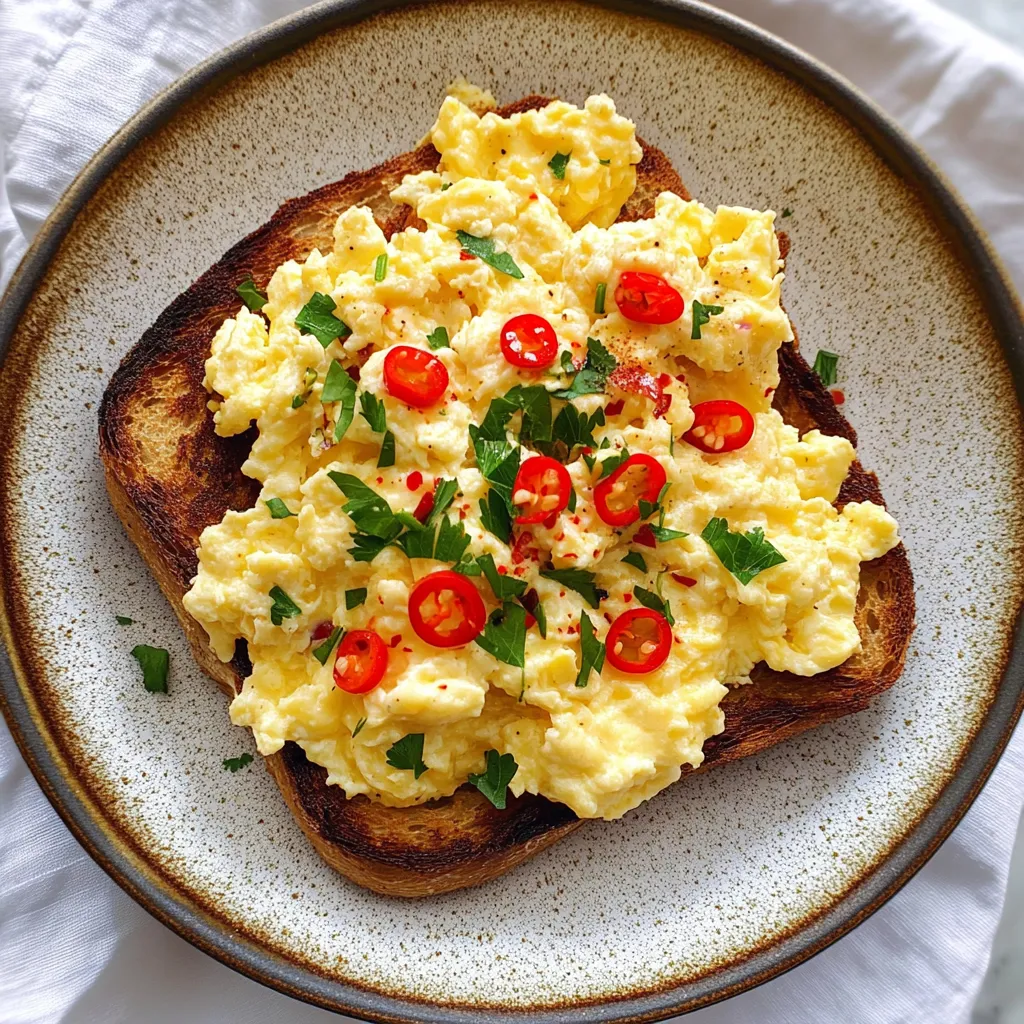 Chilli Scrambled Eggs