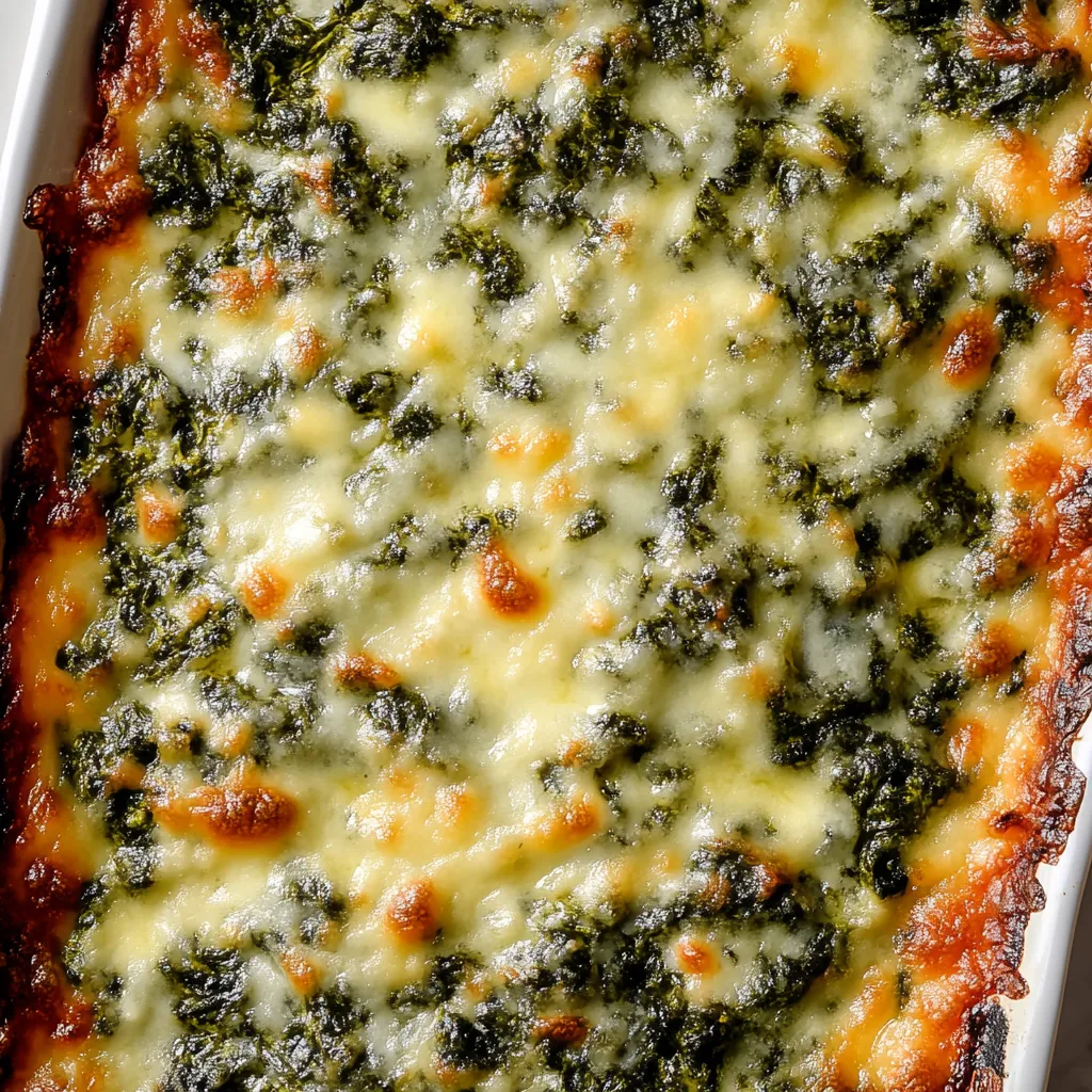 Creamy Spinach Gratin Recipe