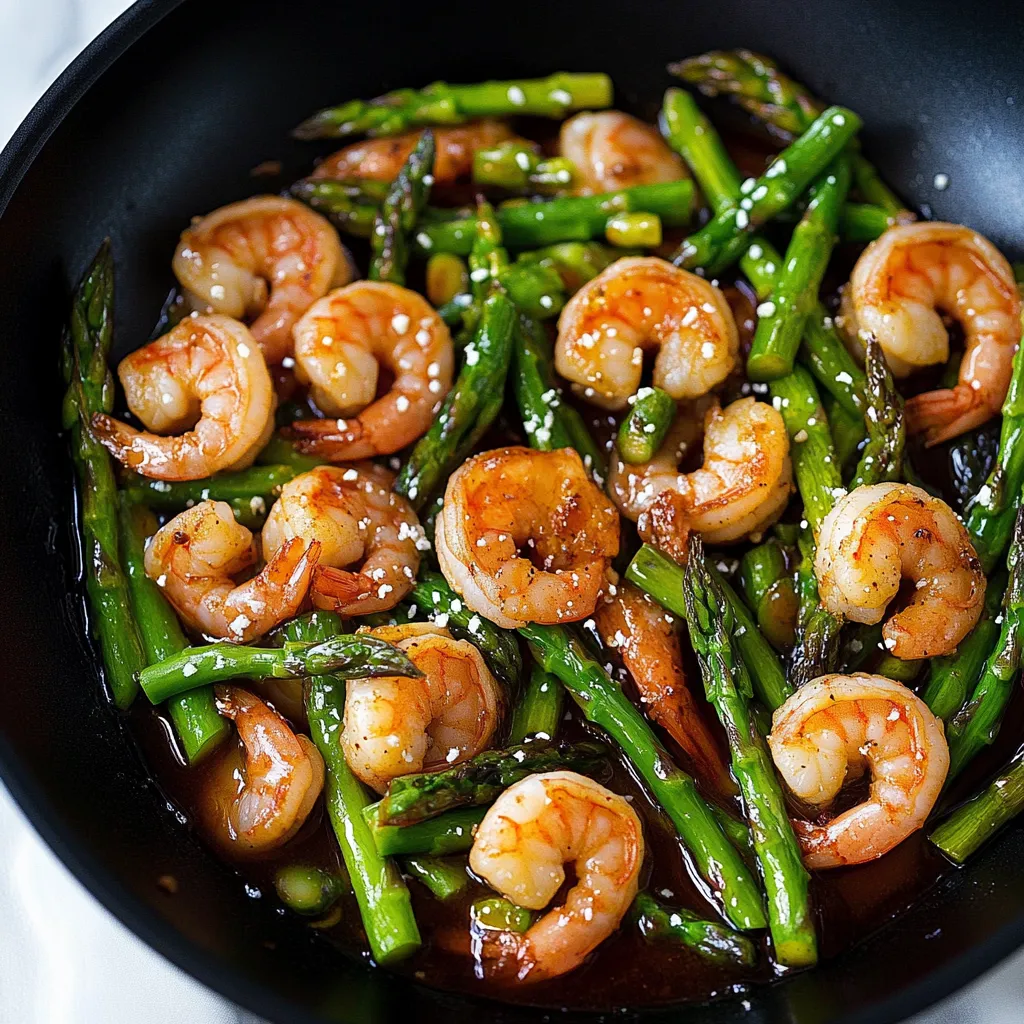 Easy Shrimp Asparagus Stir Fry