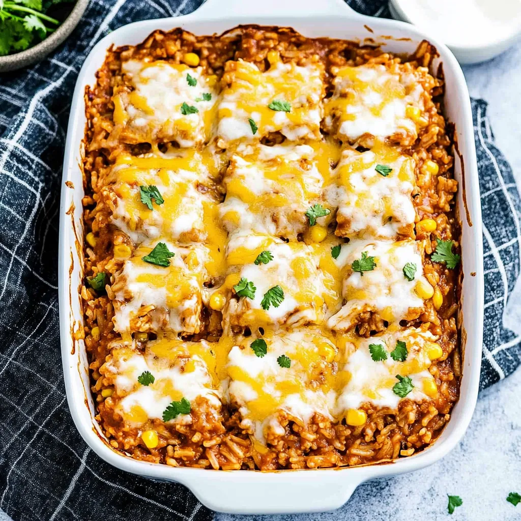Easy Chicken Enchilada Rice