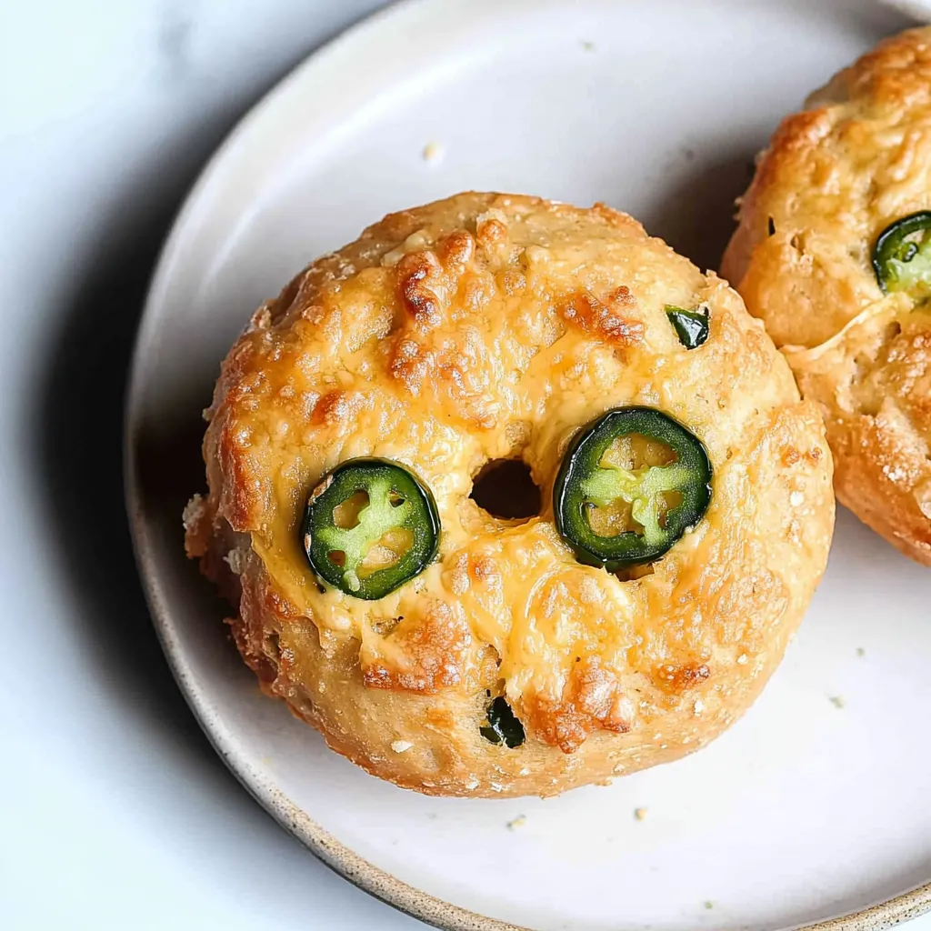 Jalapeño Cheddar Bagels