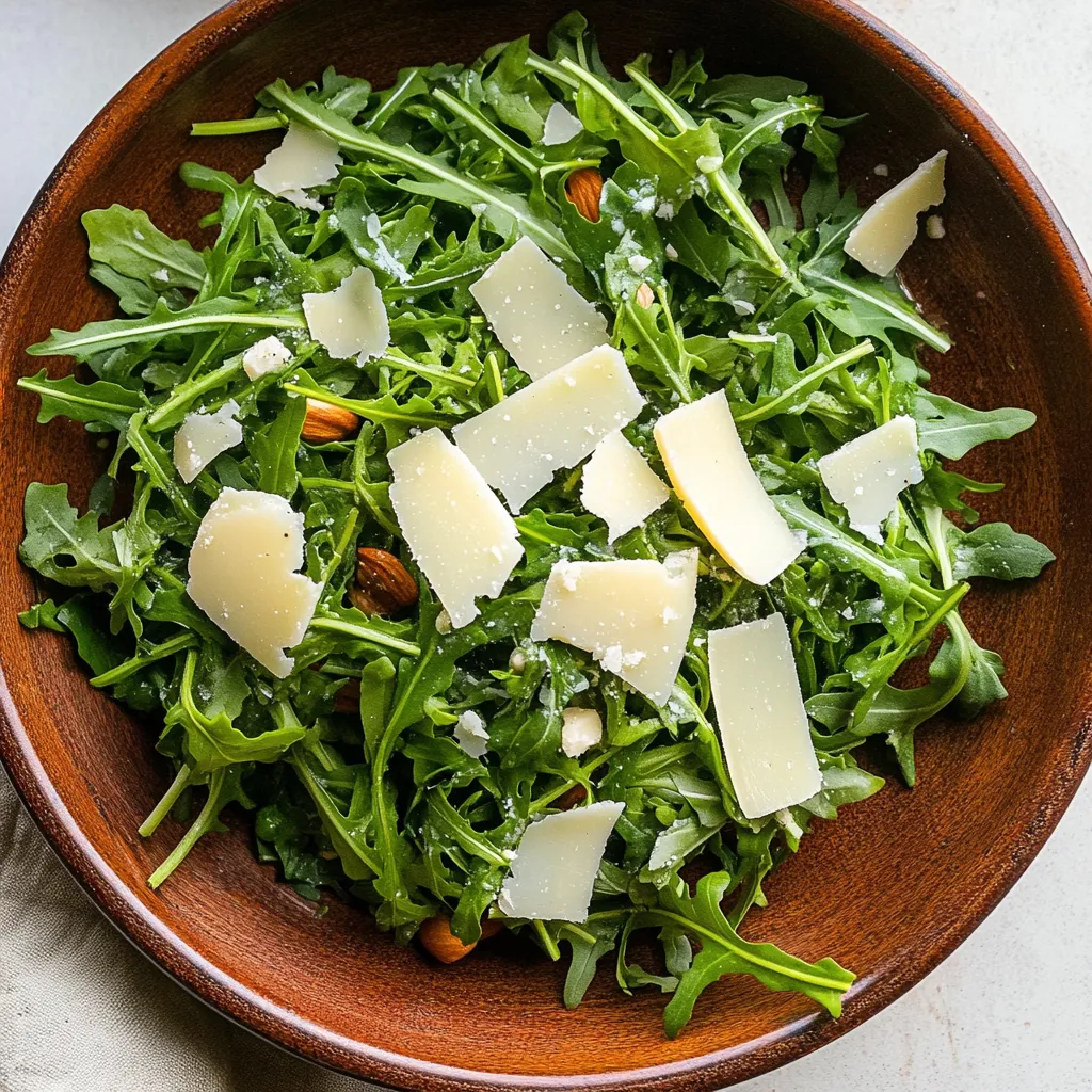 Fresh Arugula Parmesan Salad