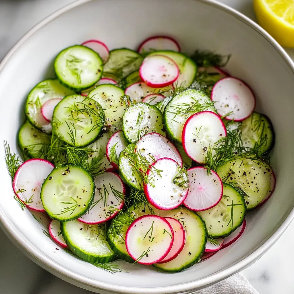 Cucumber Radish Salad