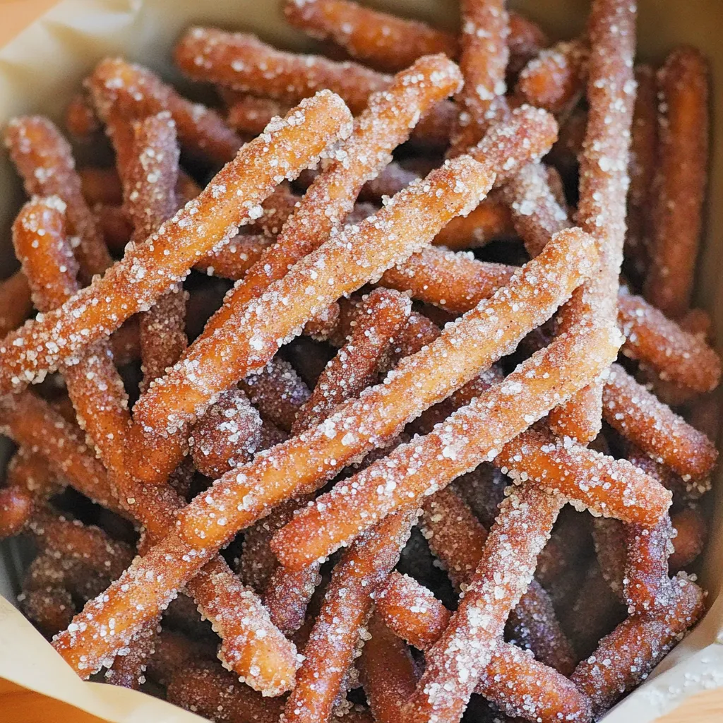 Sweet Cinnamon Pretzel Sticks