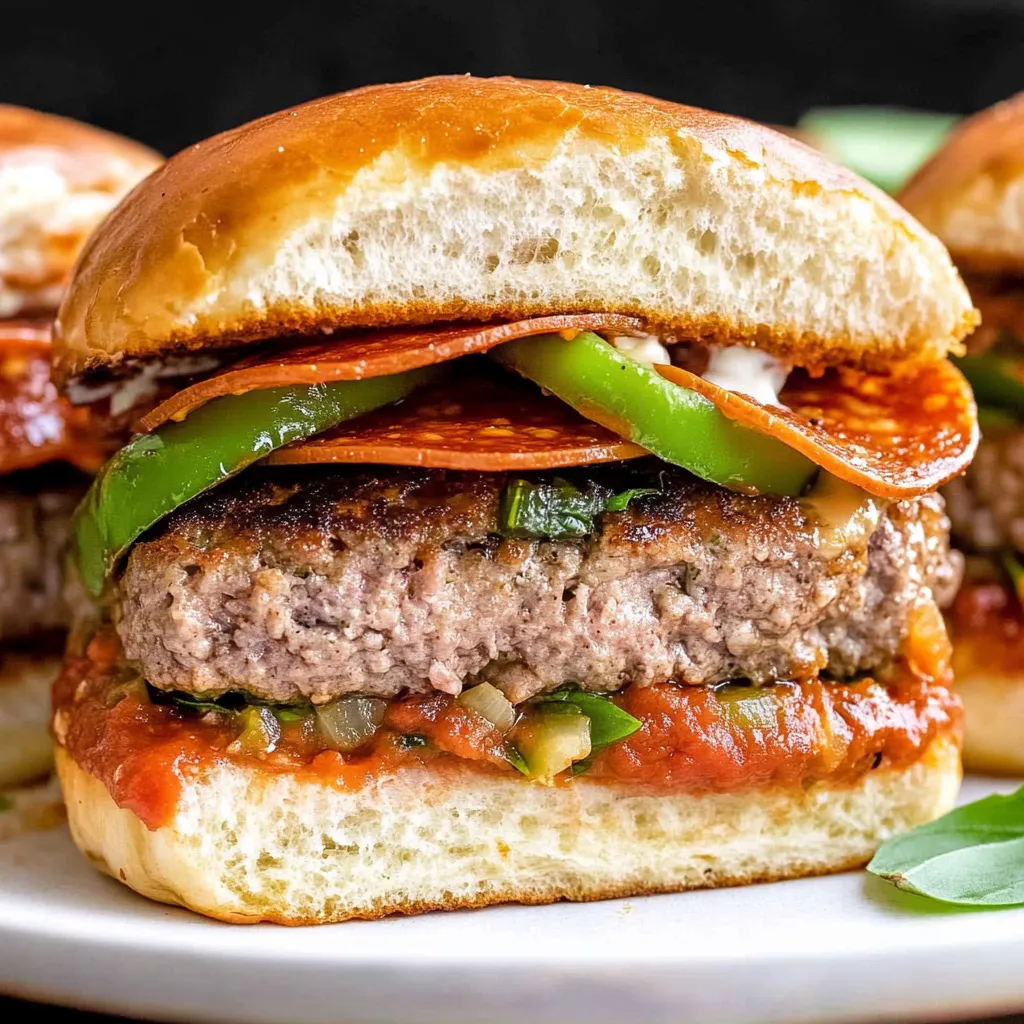 Pizza Burgers Recipe