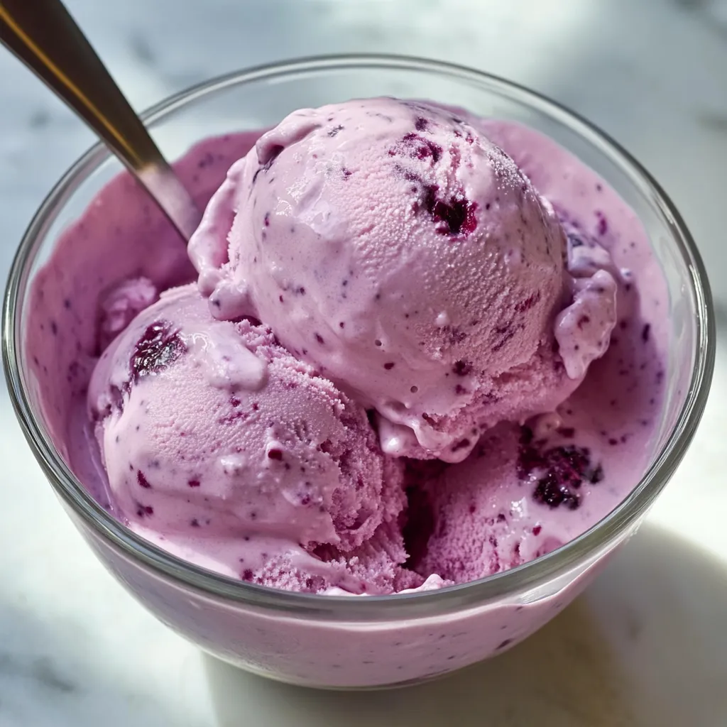 Blueberry Ice Cream