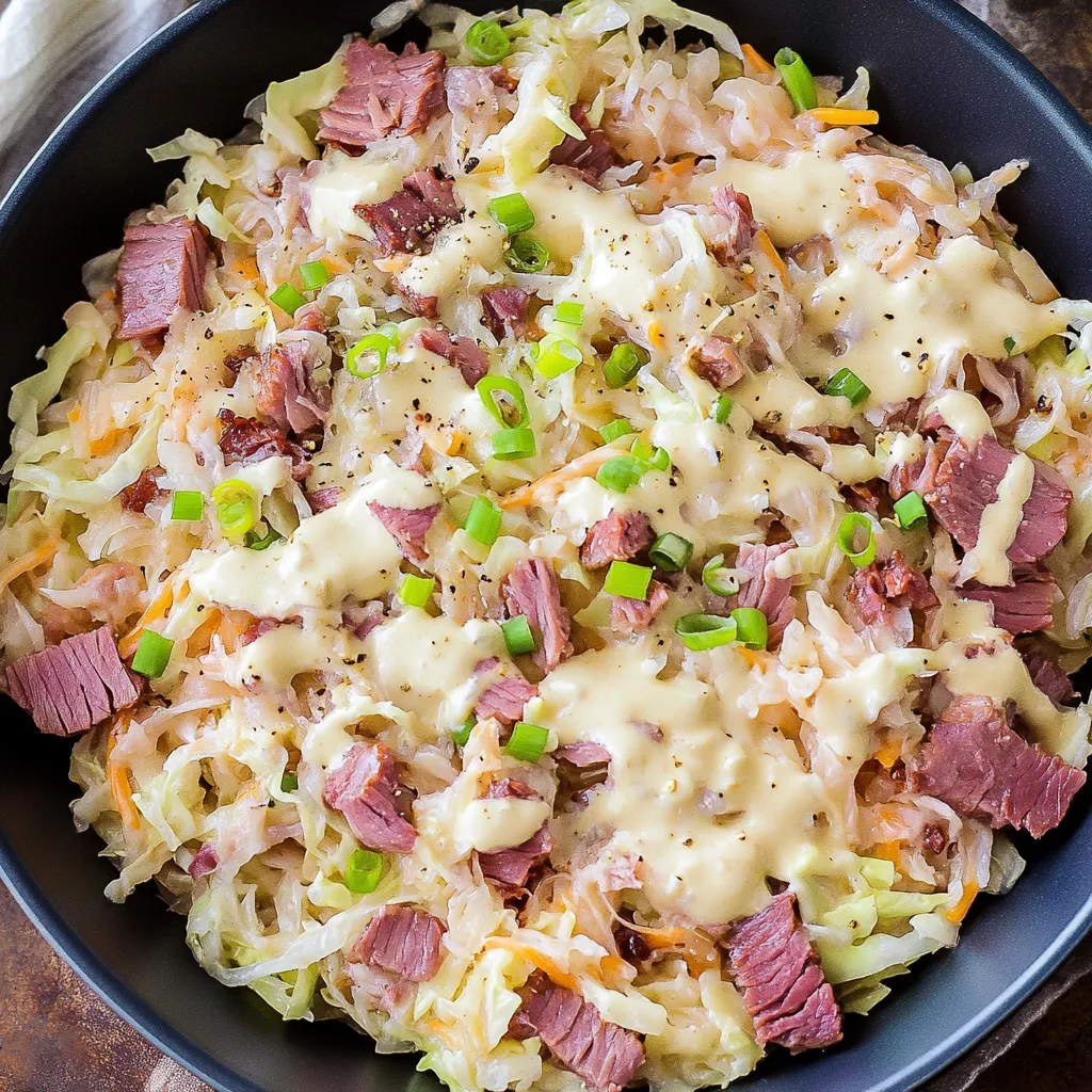Easy Reuben Bowl