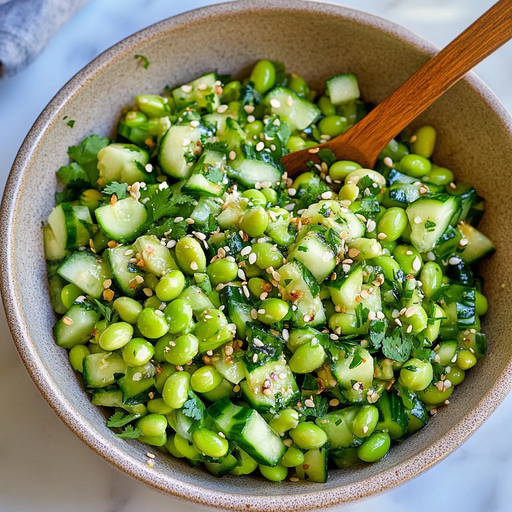 Cucumber Edamame Salad