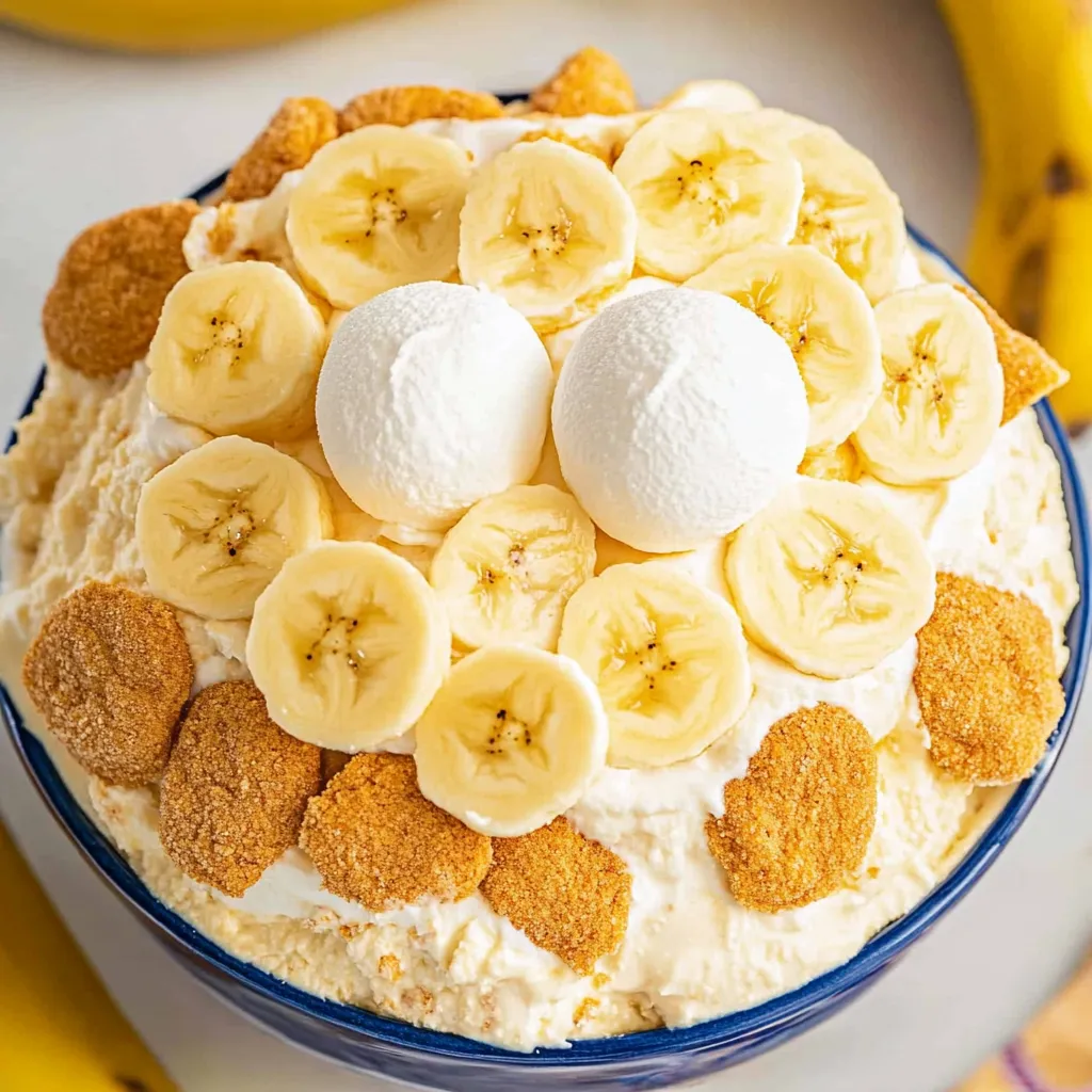 Easy Banana Pudding Fluff