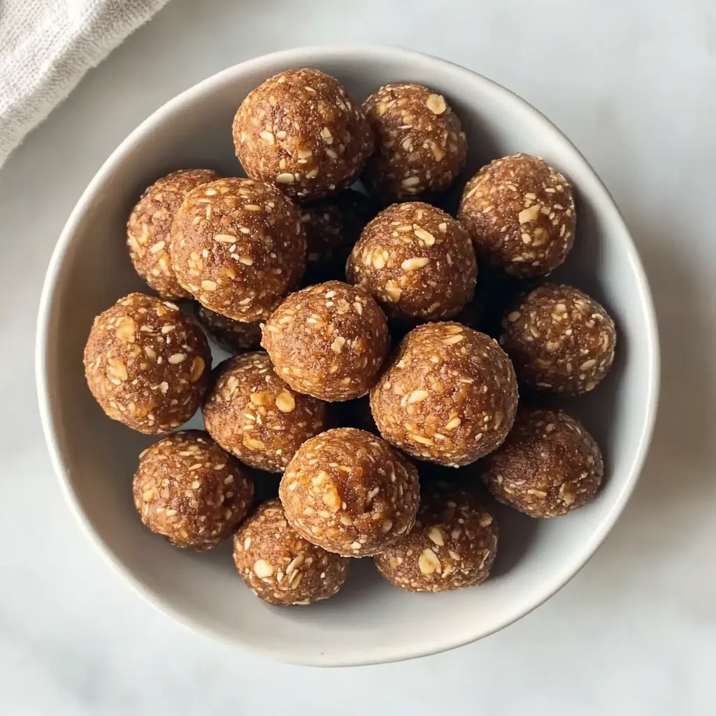 Easy Cinnamon Roll Energy Balls Recipe