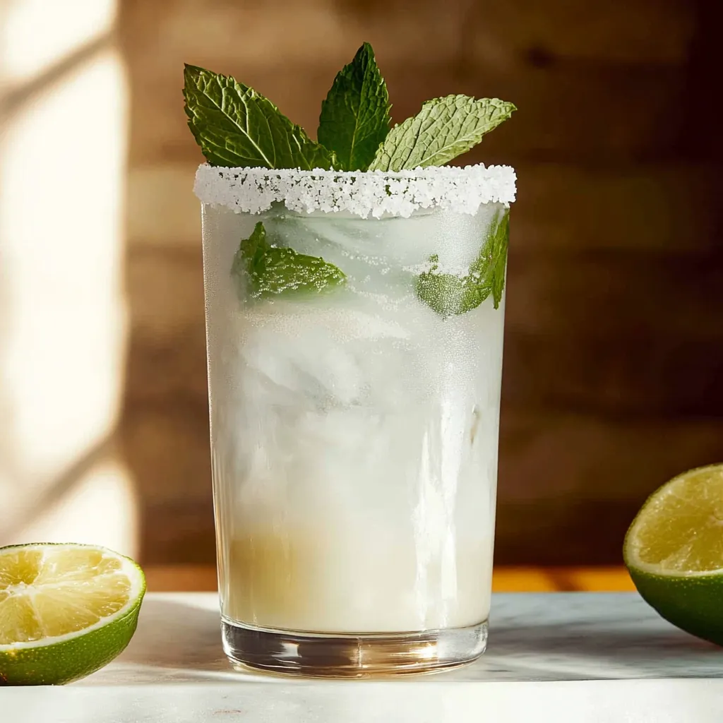 Coconut Mojito Mocktail