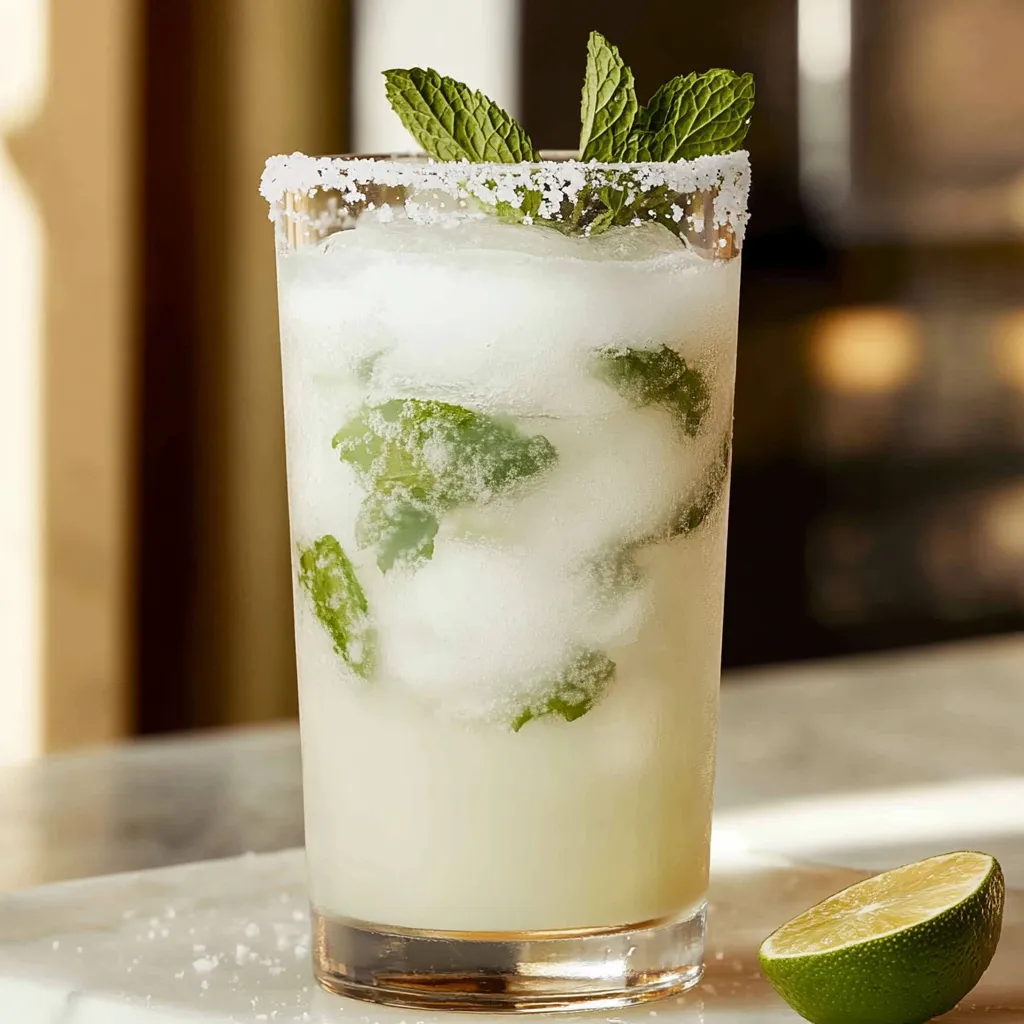 Easy Coconut Mojito Mocktail Recipe