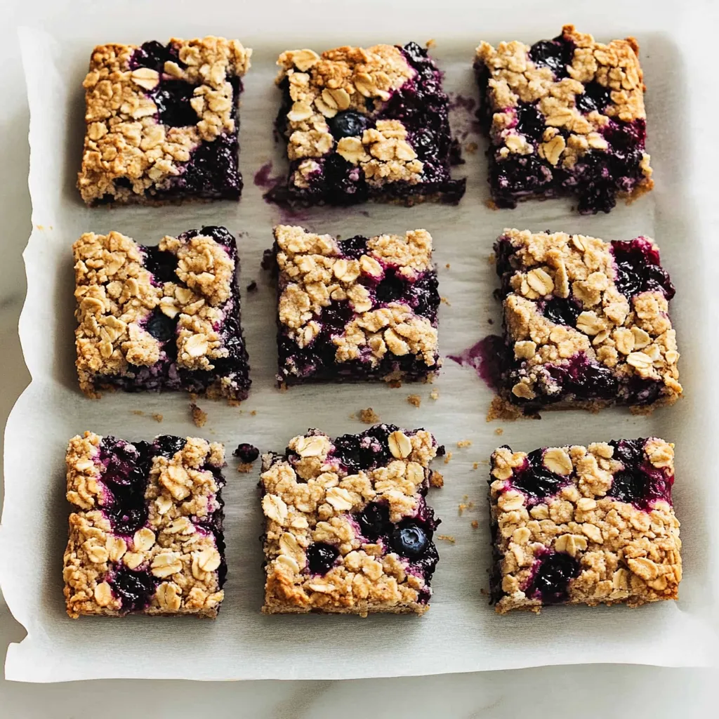 Blueberry Oatmeal Bars