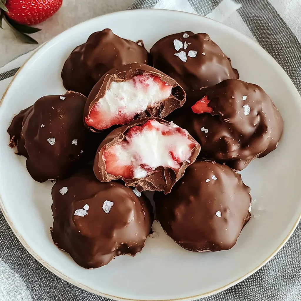 Chocolate Strawberry Yogurt Clusters