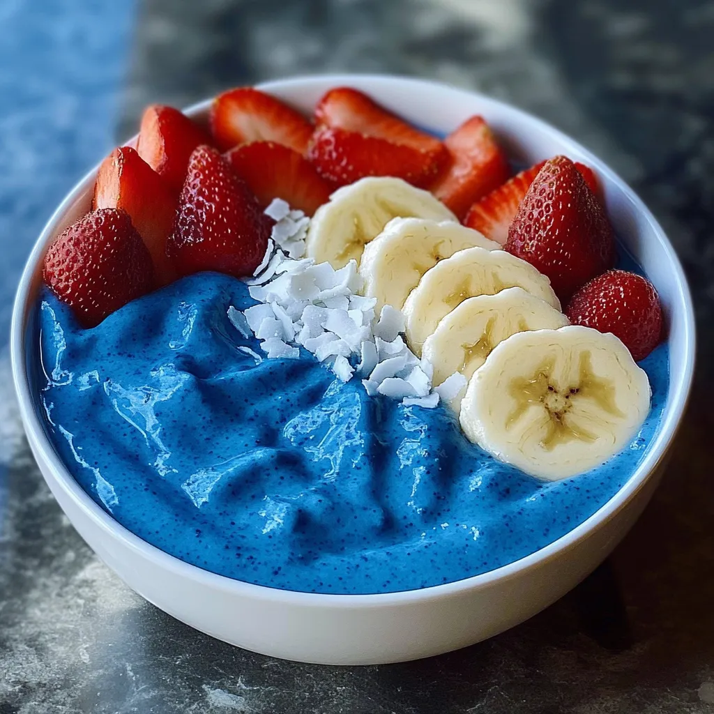 Gorgeous Blue Smoothie Bowl Recipe