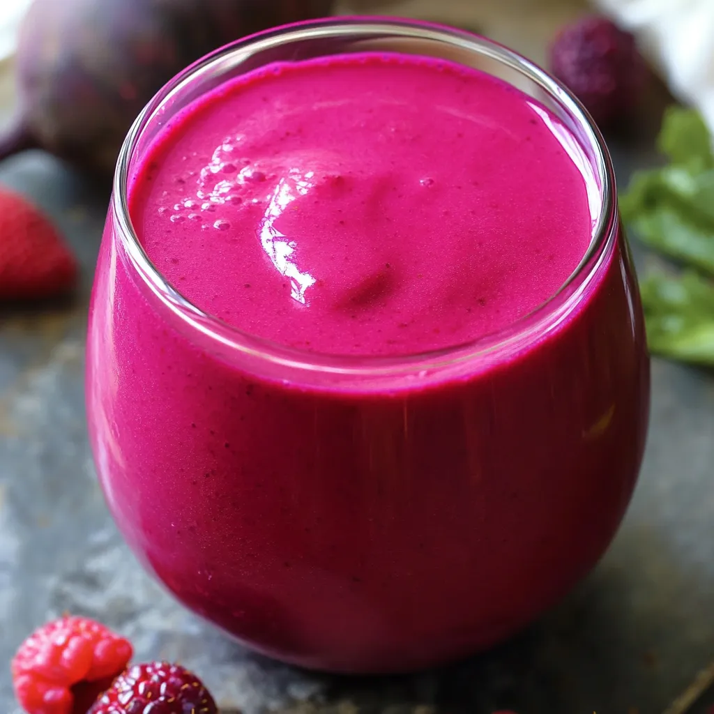 Pink Beetroot Berry Smoothie