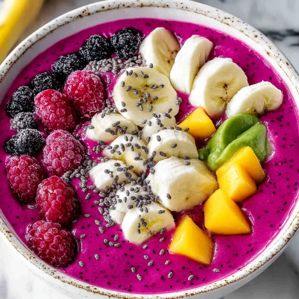 Pink Dragon Fruit Bowl