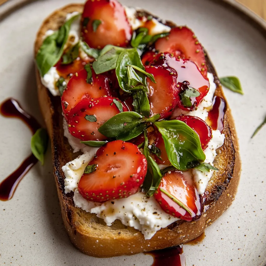 Easy Strawberry Toast Recipe