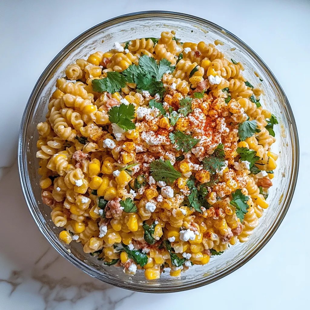 Easy Elote Pasta Salad
