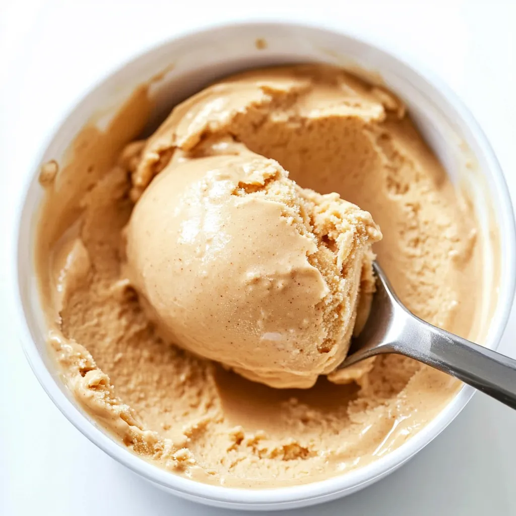 Easy Peanut Butter Frozen Yogurt
