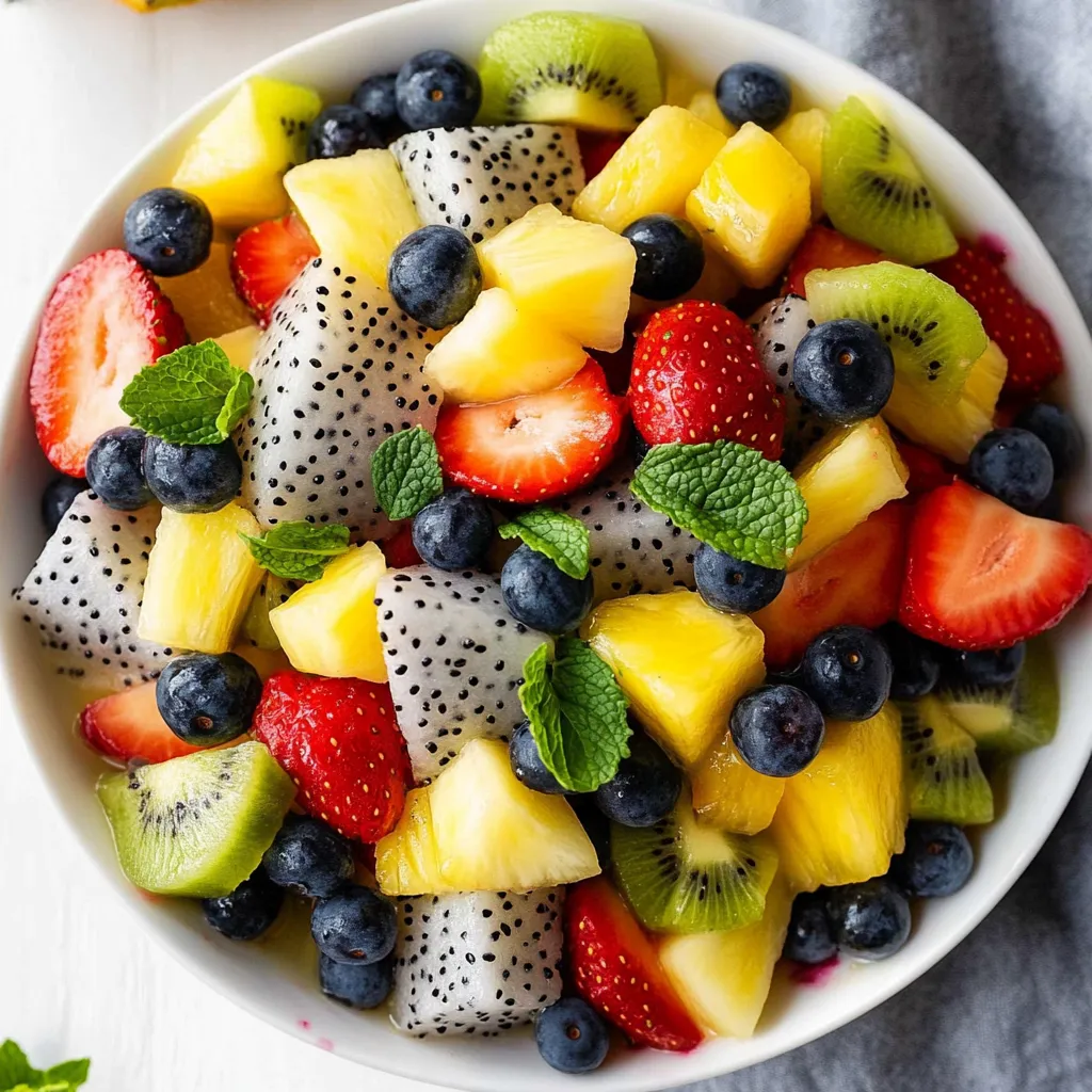 Summer Dragon Fruit Salad