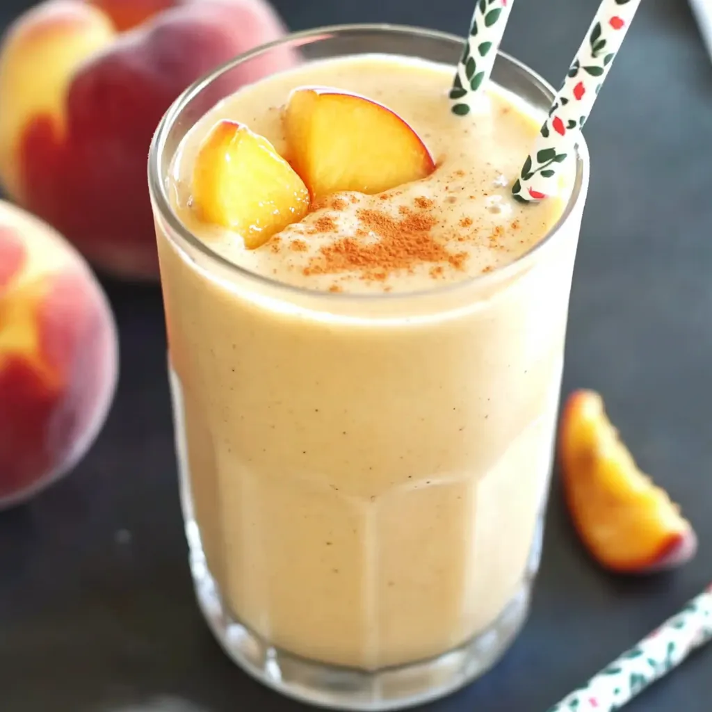 Peach Cobbler Smoothie