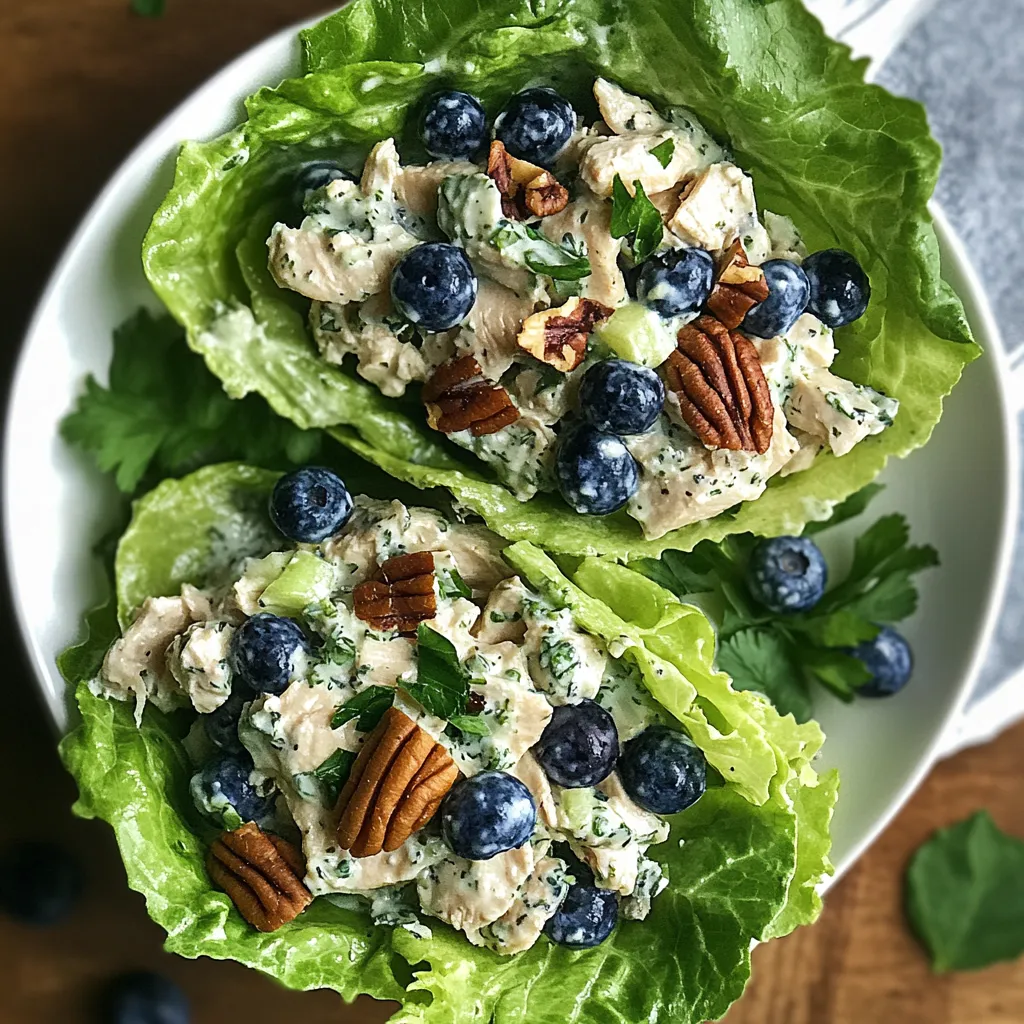 Chicken Salad with Blueberries