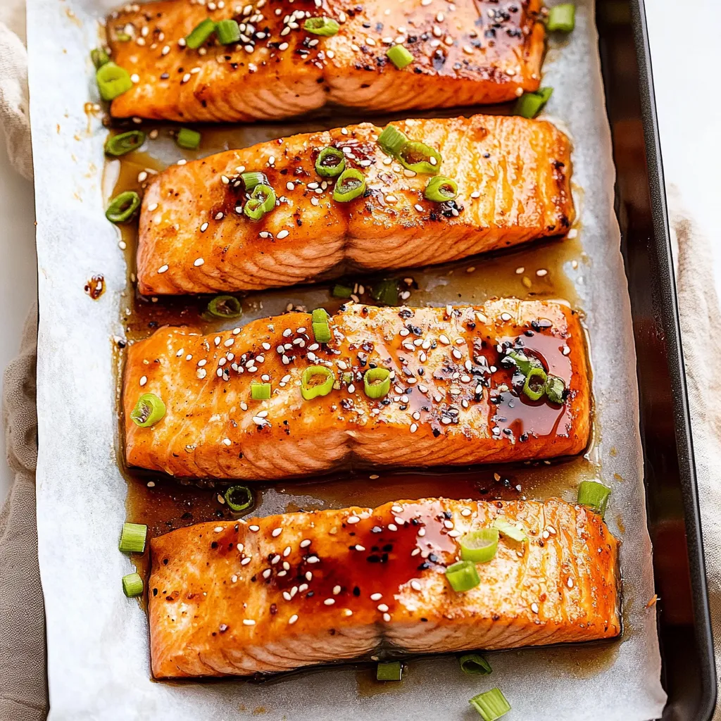 Easy Honey Sriracha Salmon