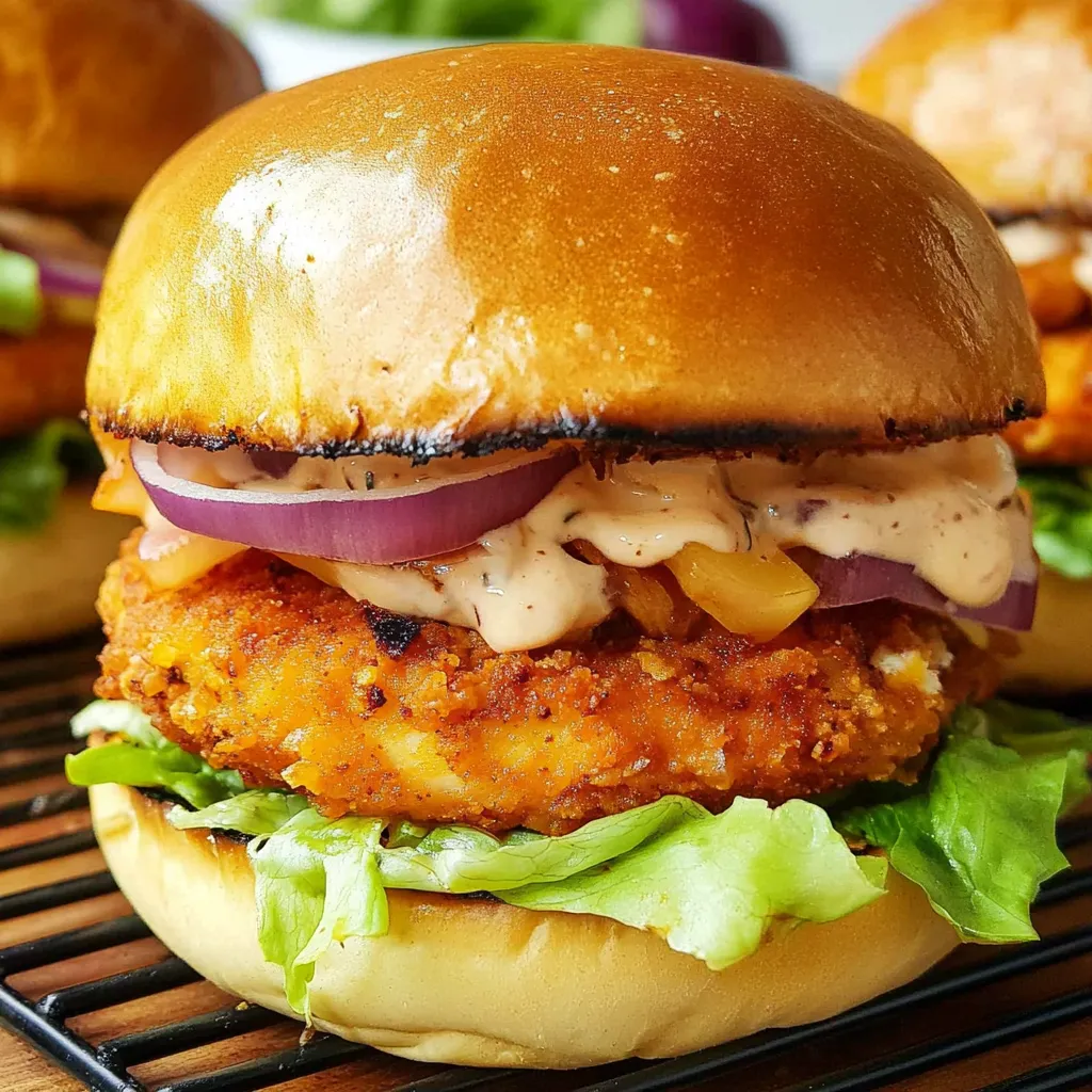 Crispy Chicken Burgers
