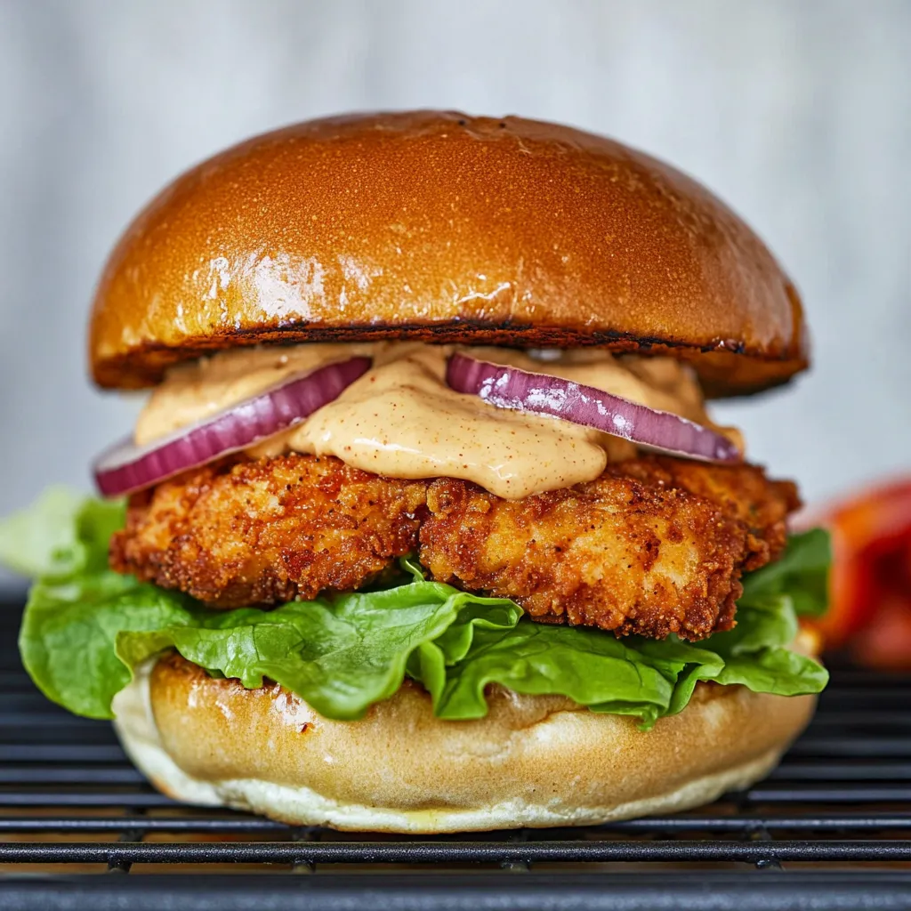 Crispy Chicken Burgers Recipe
