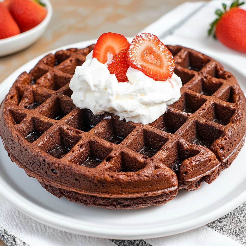 Brownie Mix Waffles