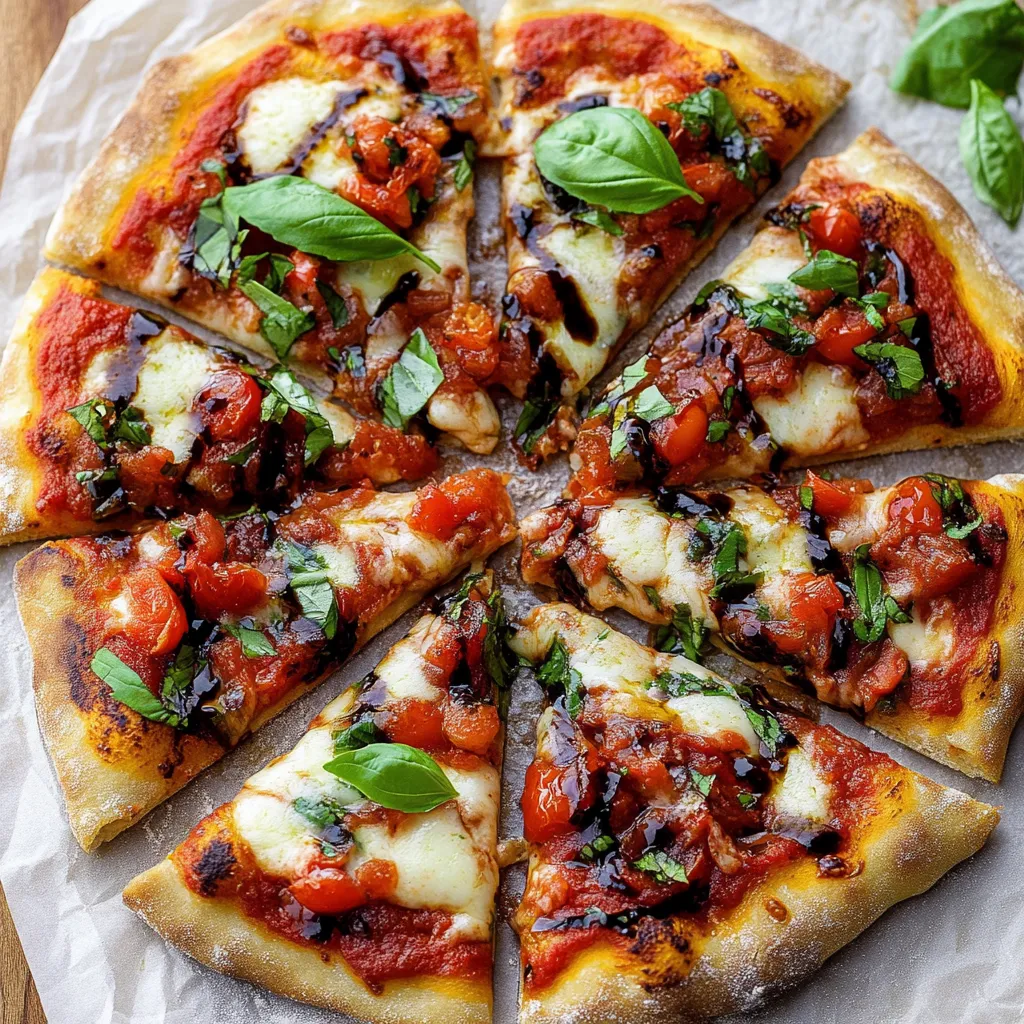 Easy Bruschetta Pizza Recipe