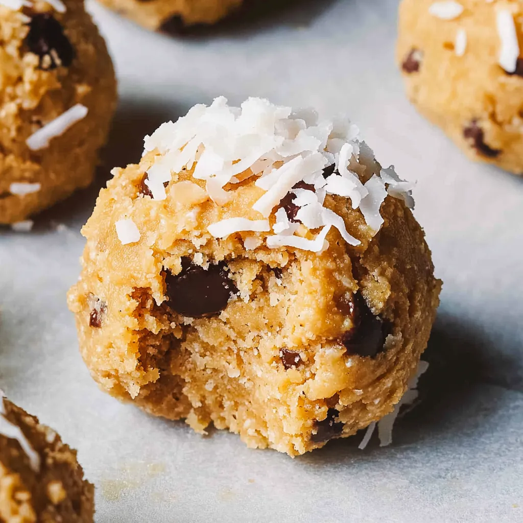 Samoa Cookie Protein Bites