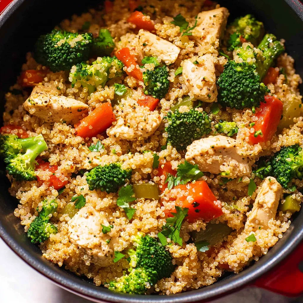 One Pot Chicken Quinoa