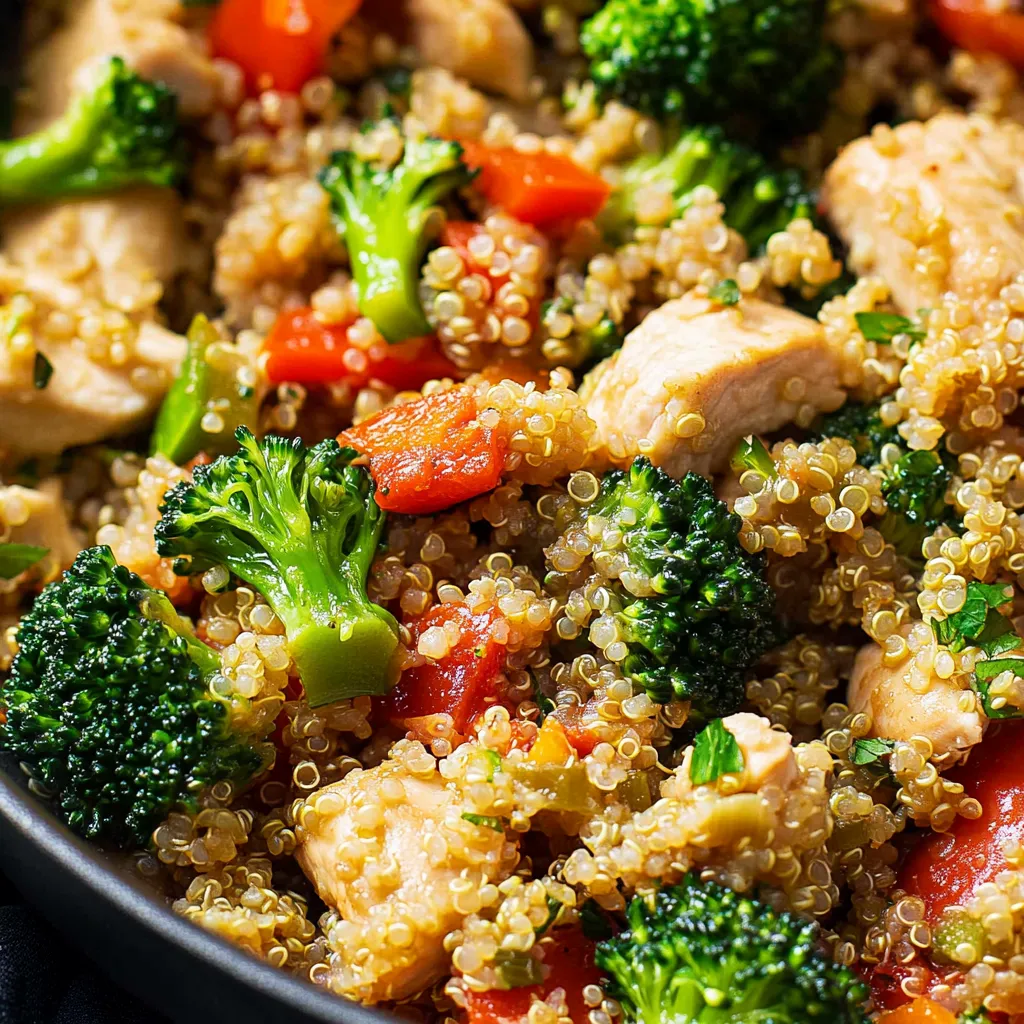 Easy One Pot Chicken Quinoa Recipe