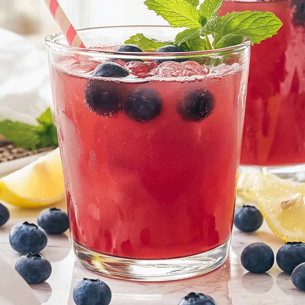 Antioxidant Rich Blueberry Green Tea