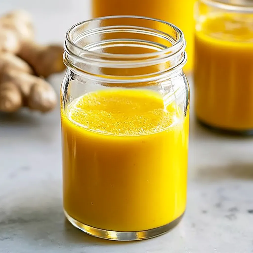 Homemade Turmeric Ginger Shot