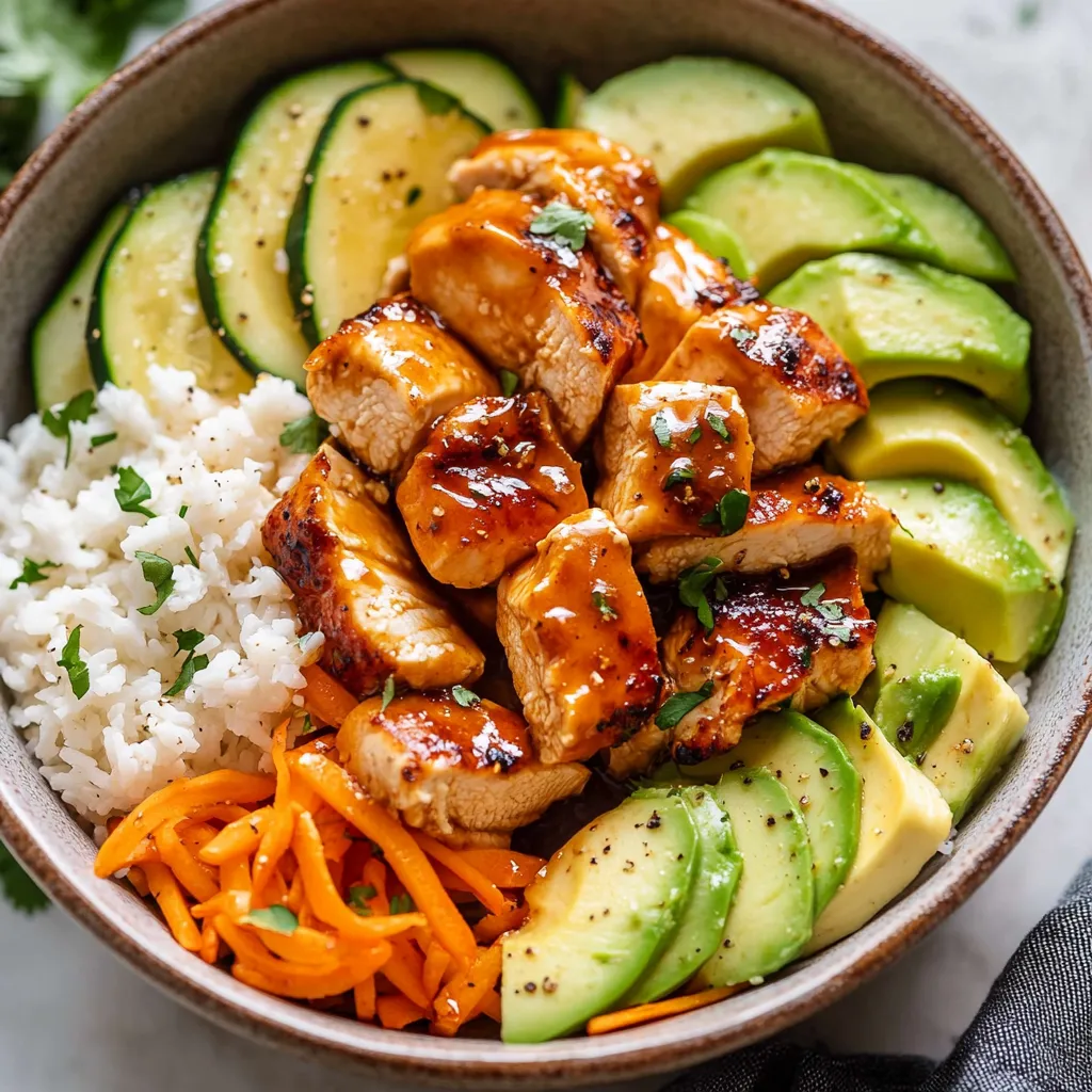 Hot Honey Chicken Bowls