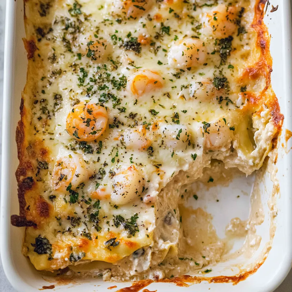 Creamy Seafood Lasagna Recipe