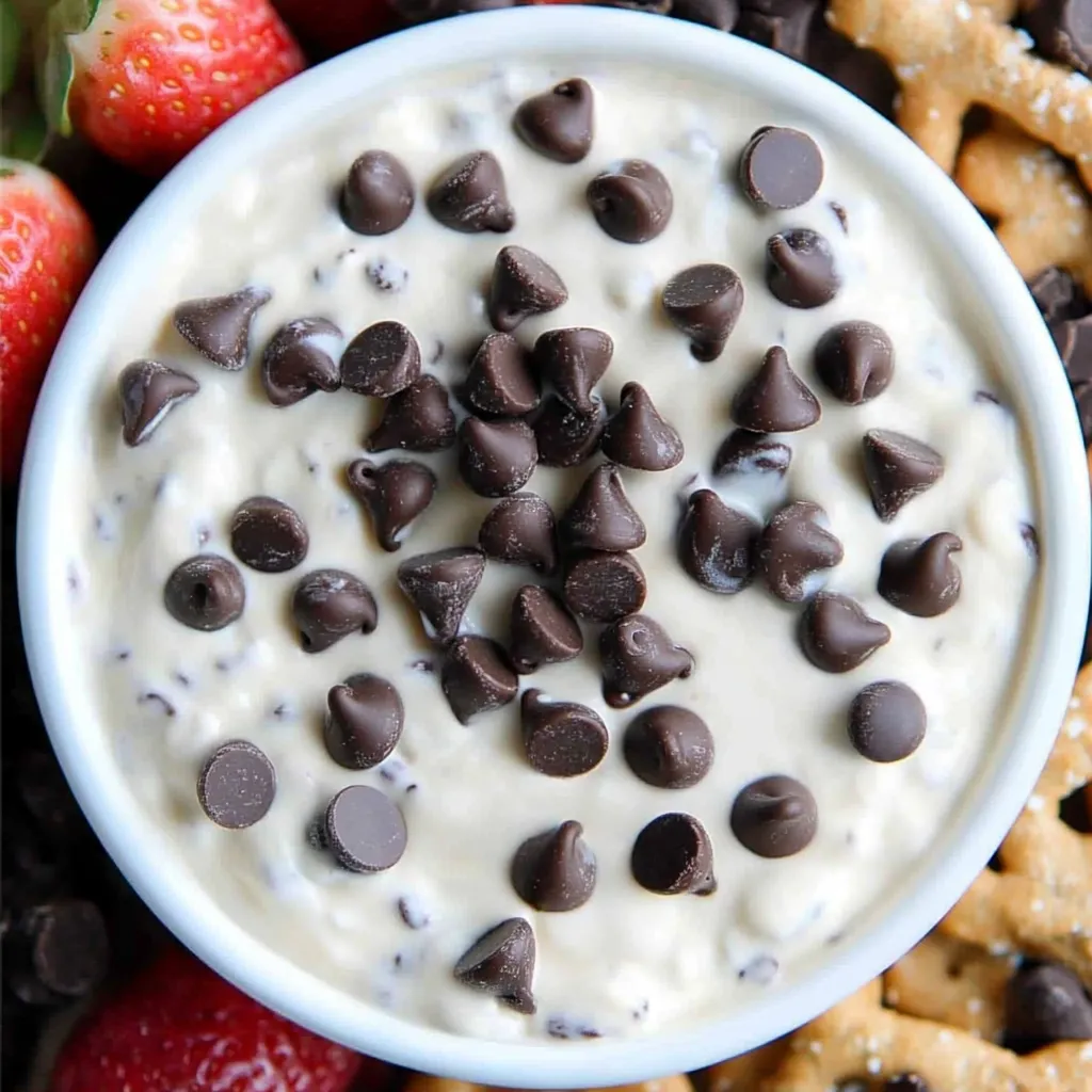 Chocolate Chip Greek Yogurt Cookie Dough Dip