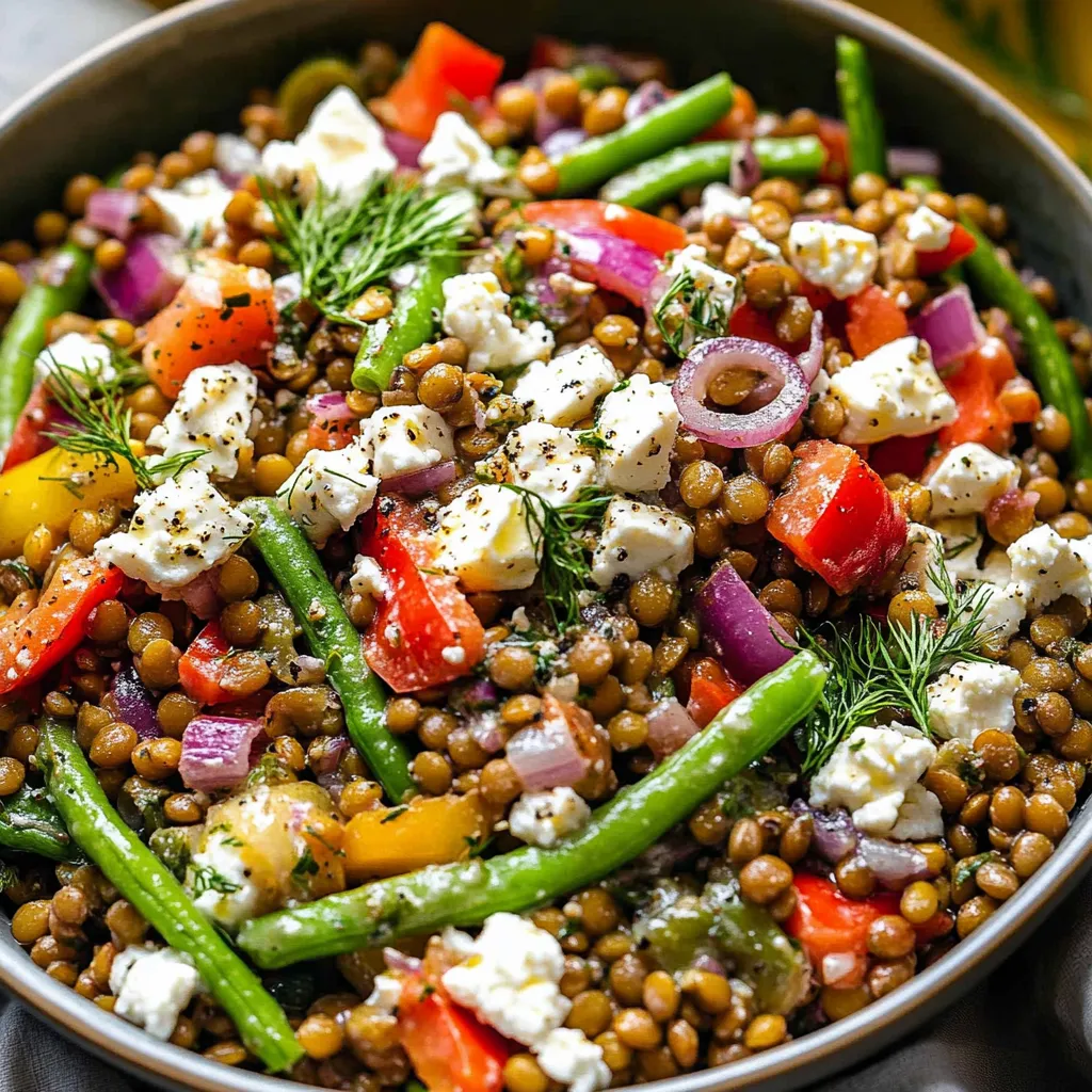 Fresh Lentil Salad Recipe