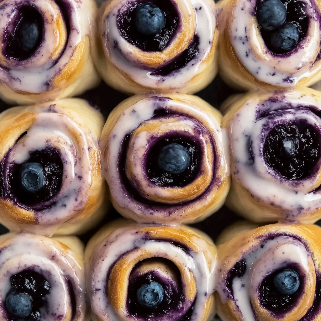 Blueberry Cinnamon Rolls Recipe