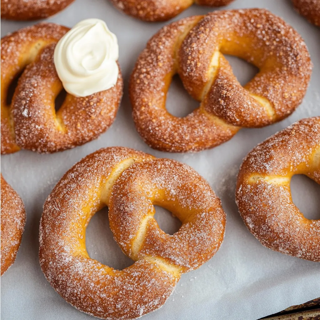 Homemade Cinnamon Sugar Pretzels