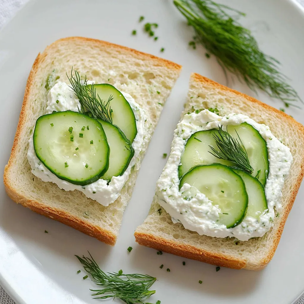 Fresh Cucumber Cream Cheese