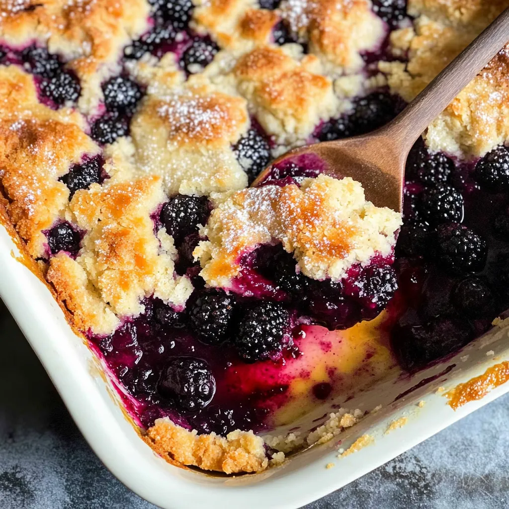 Simple Blackberry Cobbler Recipe