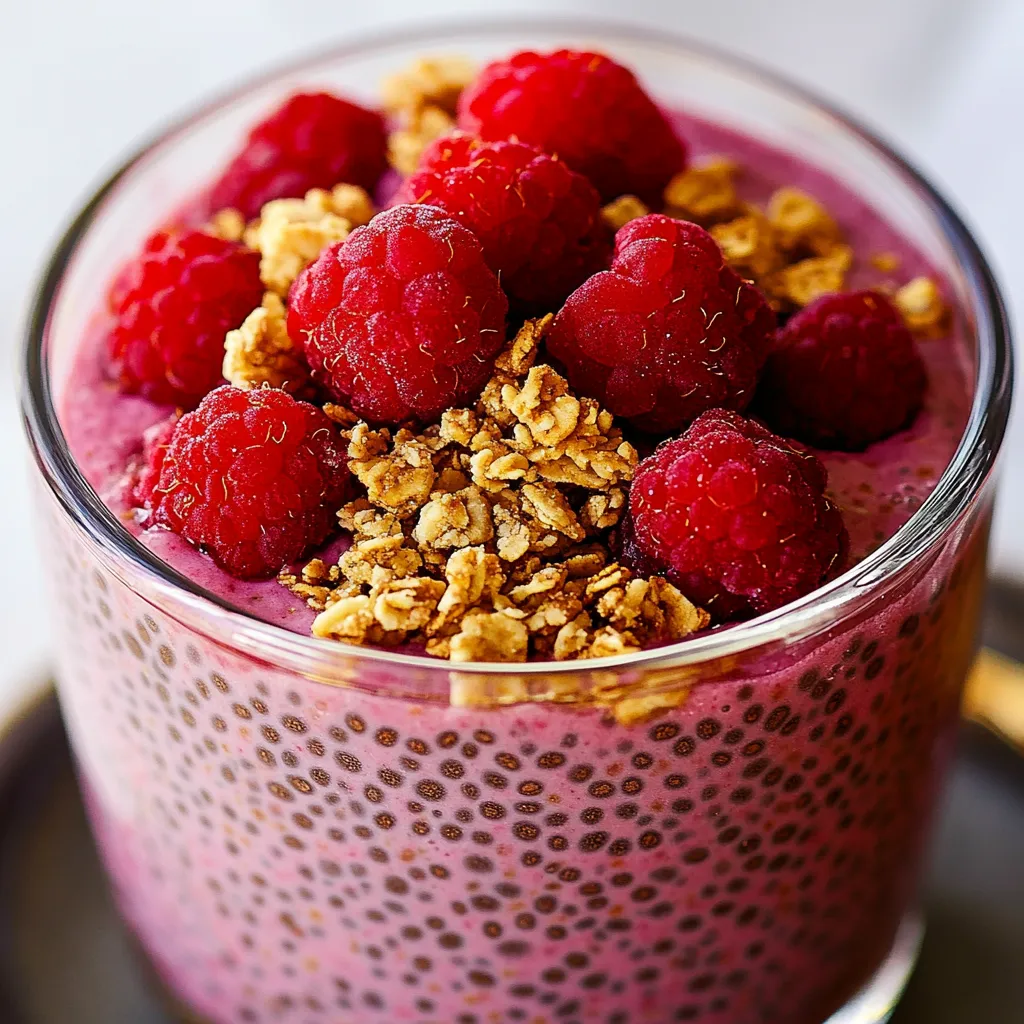 Raspberry Chia Pudding