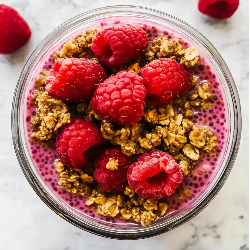Easy Raspberry Chia Pudding