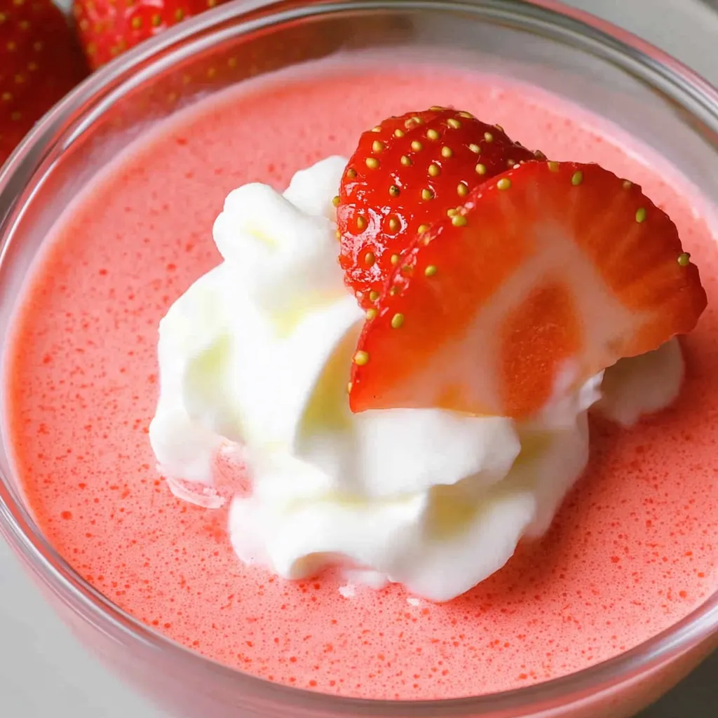 Easy Strawberry Yogurt Jello