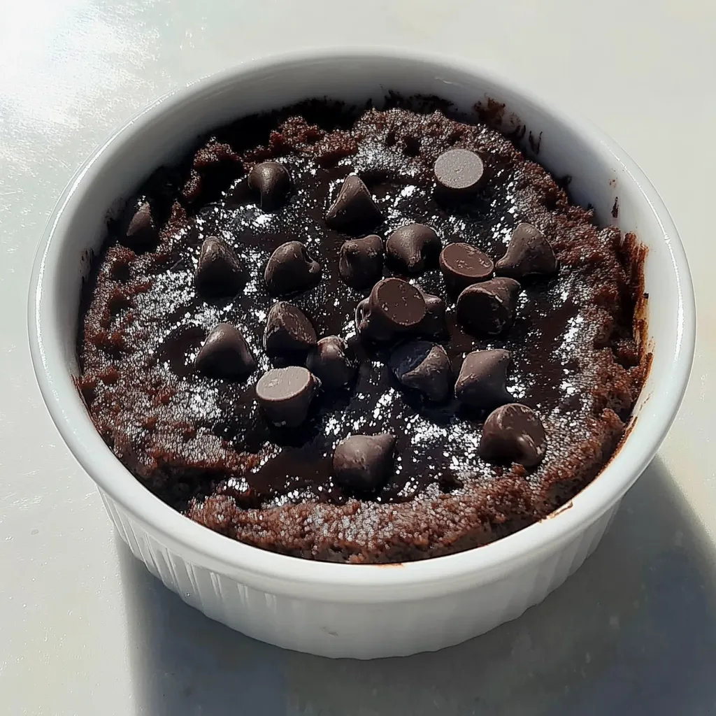 Cottage Cheese Microwave Brownie